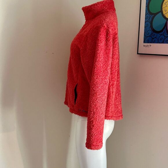 Ll Bean womens High-Pile Sherpa Fleece Full Zip Jacket Size L - Picture 2 of 8